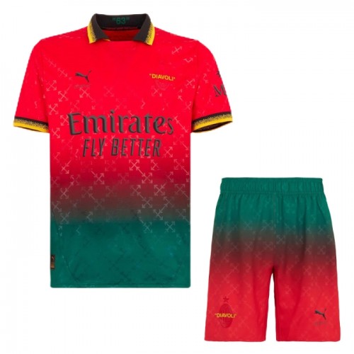 Ensemble Maillot Gardien AC Milan Quatrième 2024-25 Enfant Ensemble Maillot Gardien AC Milan Quatrième 2024-25 Enfant